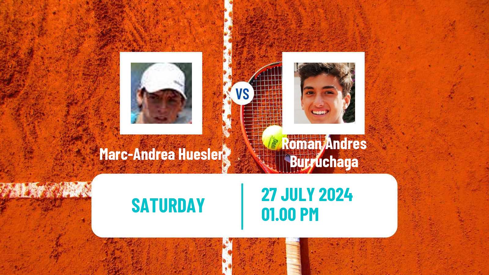 Tennis Zug Challenger Men Marc-Andrea Huesler - Roman Andres Burruchaga