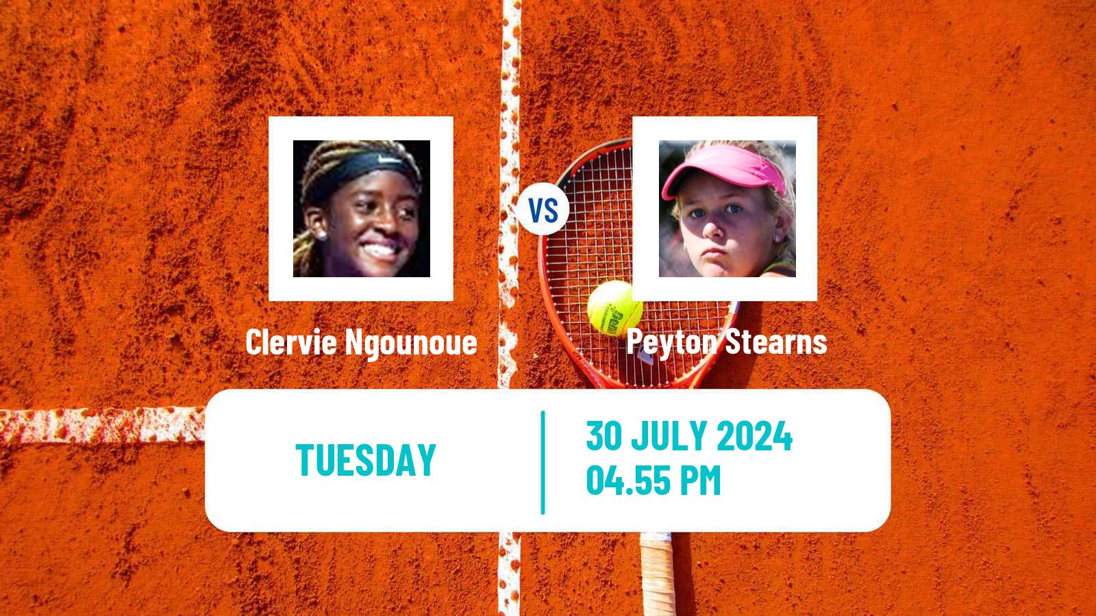 Tennis WTA Washington Clervie Ngounoue - Peyton Stearns