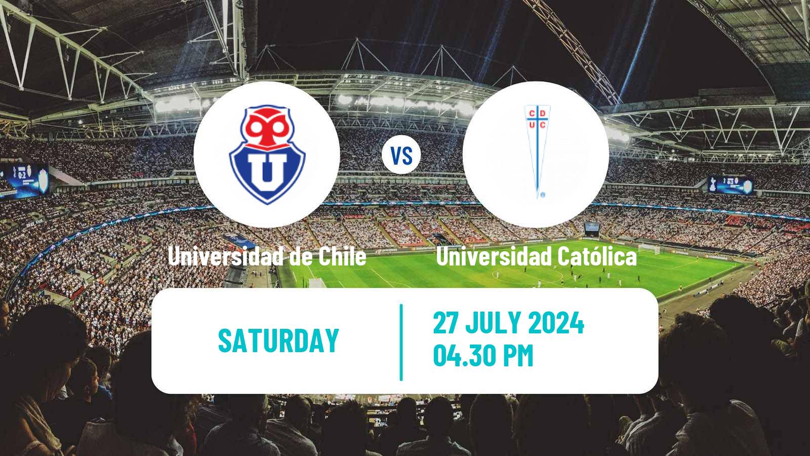 Soccer Chilean Primera Division Women Universidad de Chile - Universidad Católica