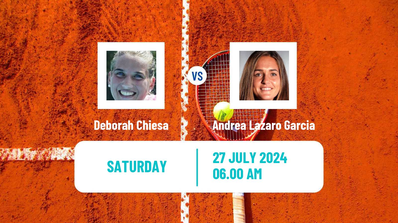 Tennis ITF W35 Casablanca Women Deborah Chiesa - Andrea Lazaro Garcia