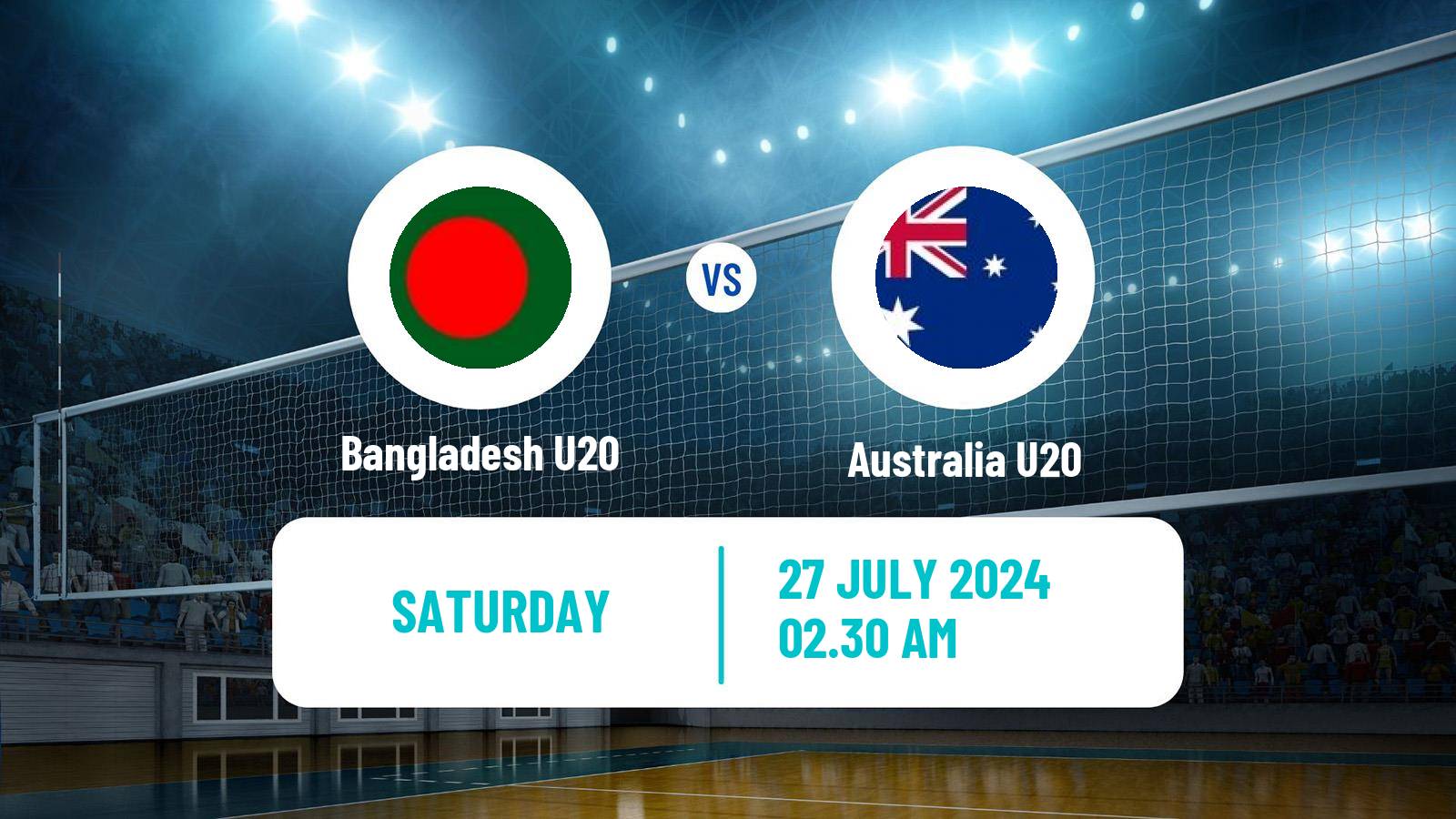 Volleyball Asian Championship U20 Volleyball Bangladesh U20 - Australia U20