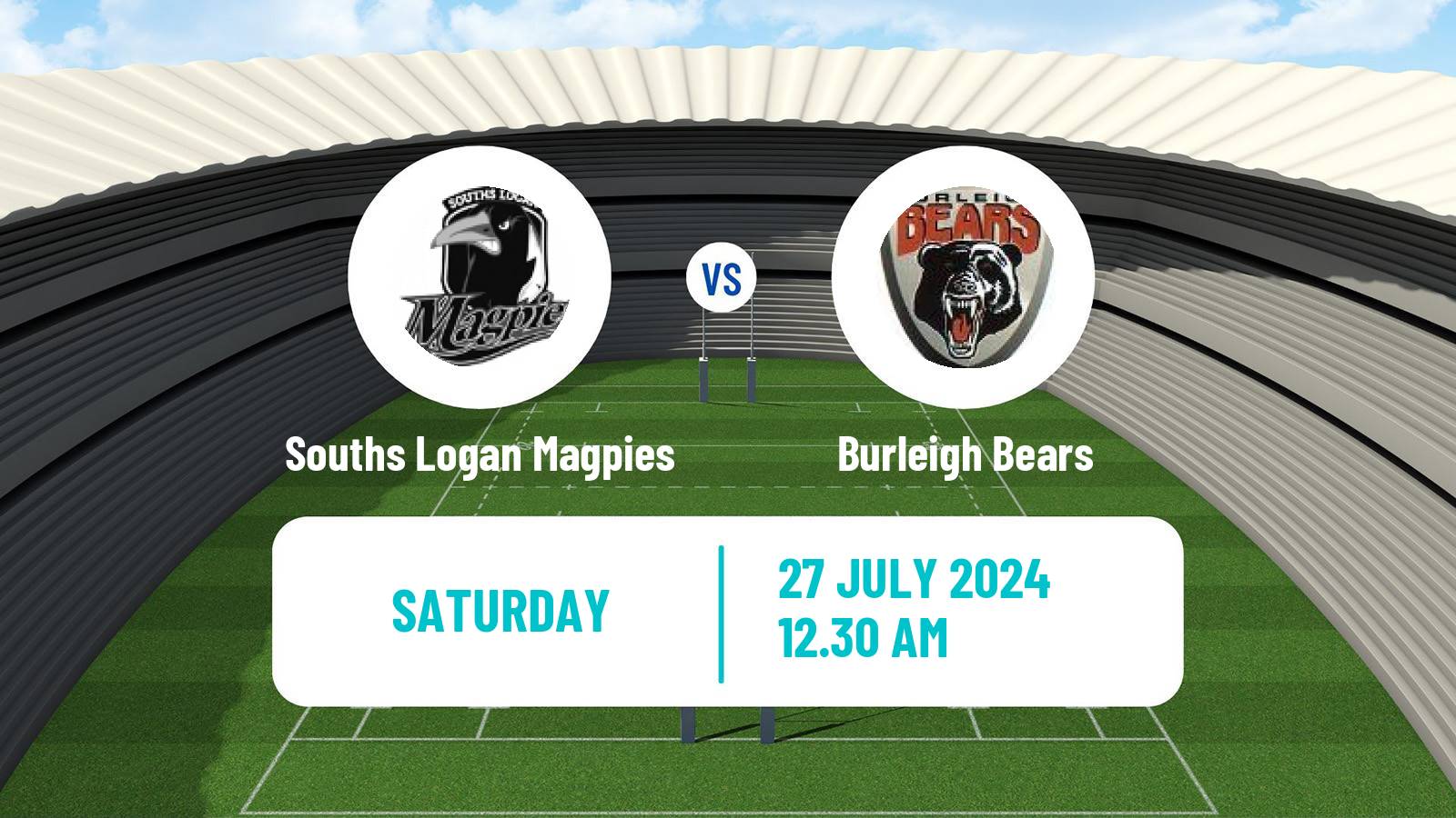 Rugby league Australian Queensland Cup Souths Logan Magpies - Burleigh Bears