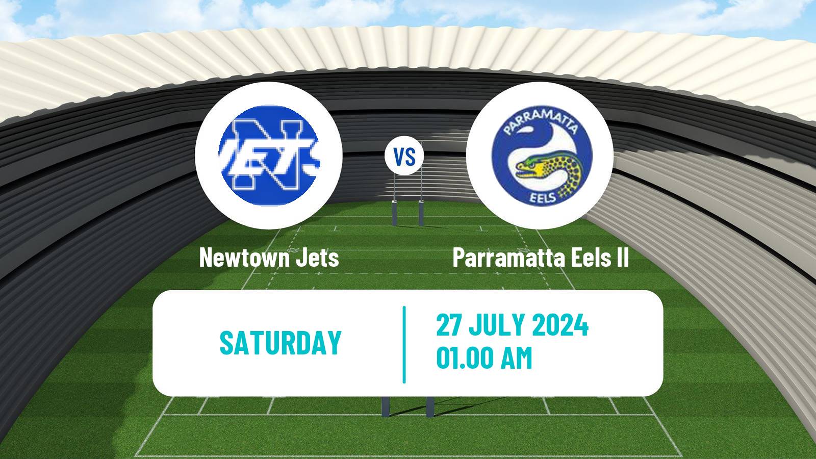 Rugby league Australian NSW Cup Newtown Jets - Parramatta Eels II