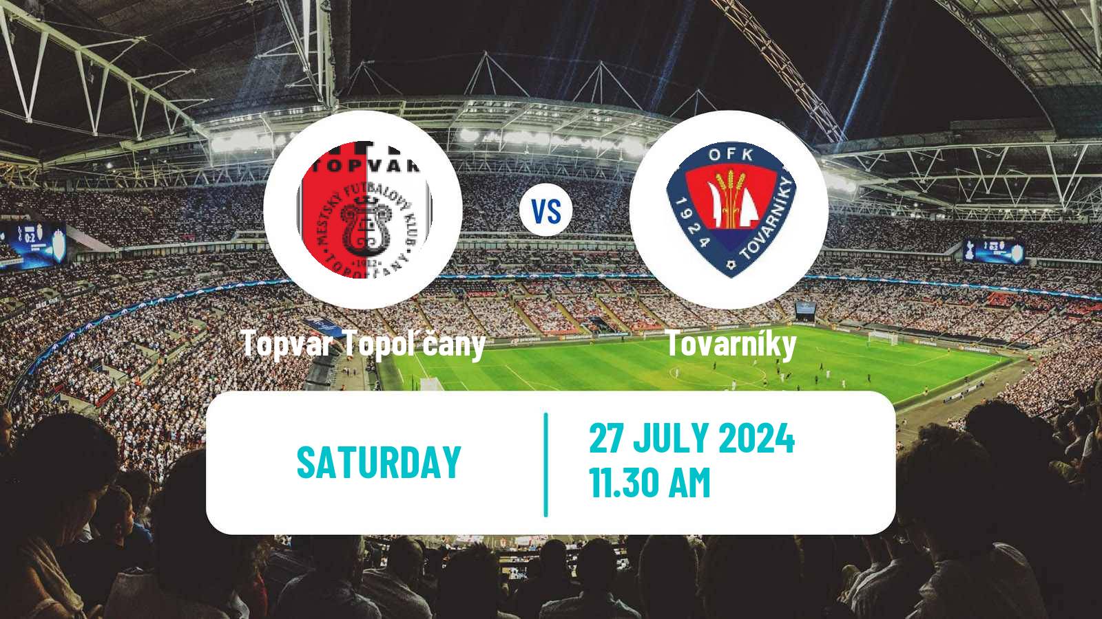 Soccer Slovak Cup Topvar Topoľčany - Tovarníky