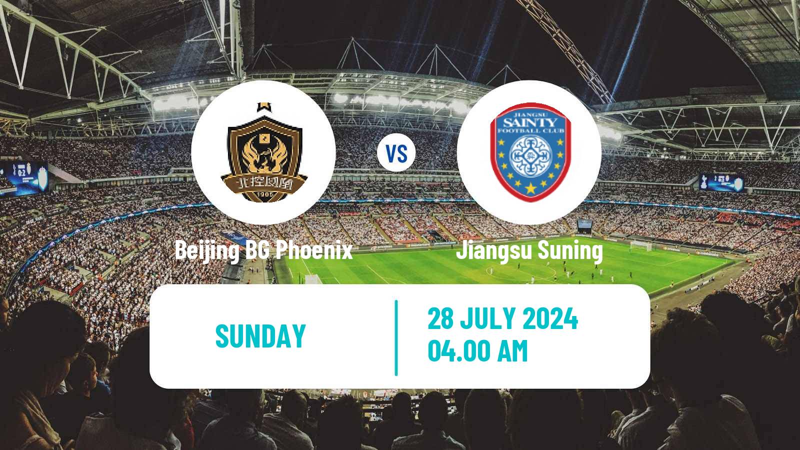 Soccer Chinese Super League Women Beijing BG Phoenix - Jiangsu Suning