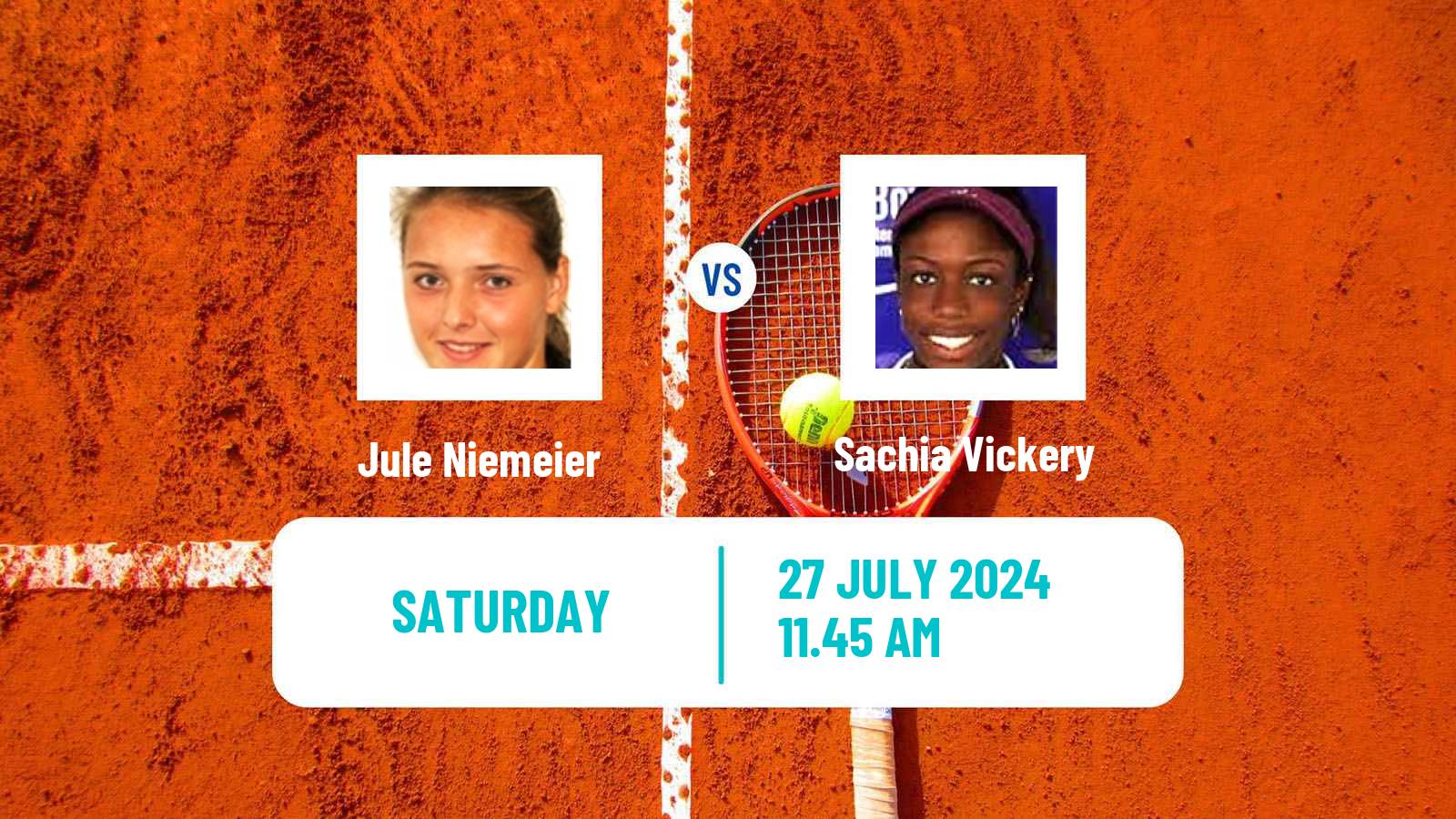 Tennis WTA Washington Jule Niemeier - Sachia Vickery