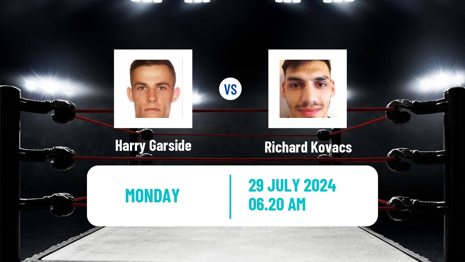 Boxing Lightweight Olympic Games Men Harry Garside - Richard Kovacs