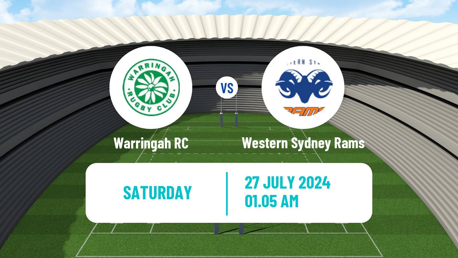 Rugby union Australian Shute Shield Warringah - Western Sydney Rams