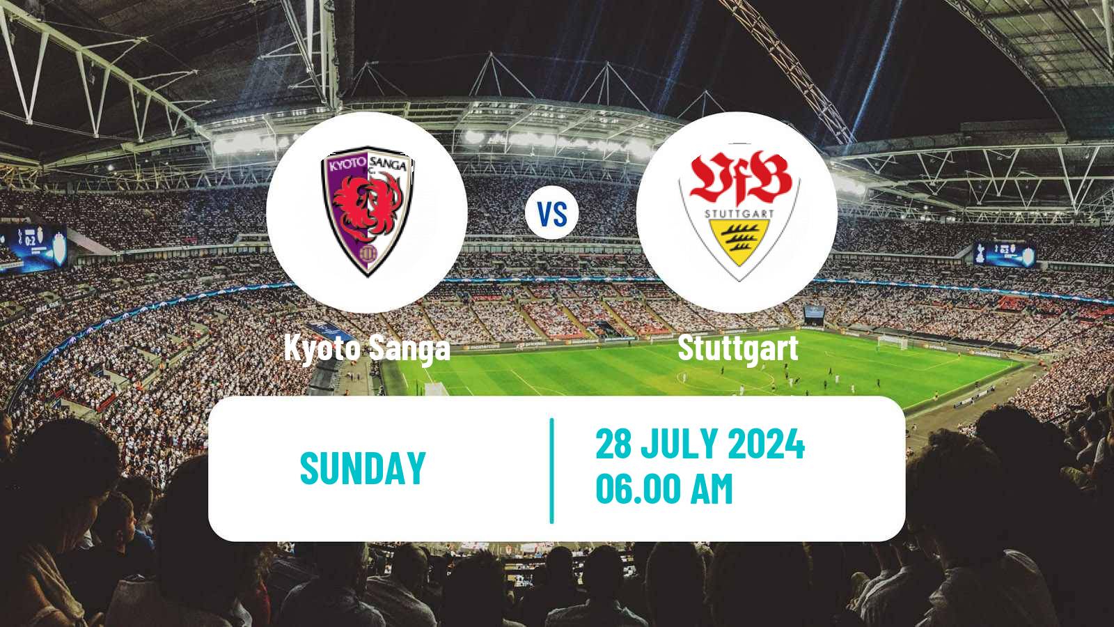 Soccer Club Friendly Kyoto Sanga - Stuttgart