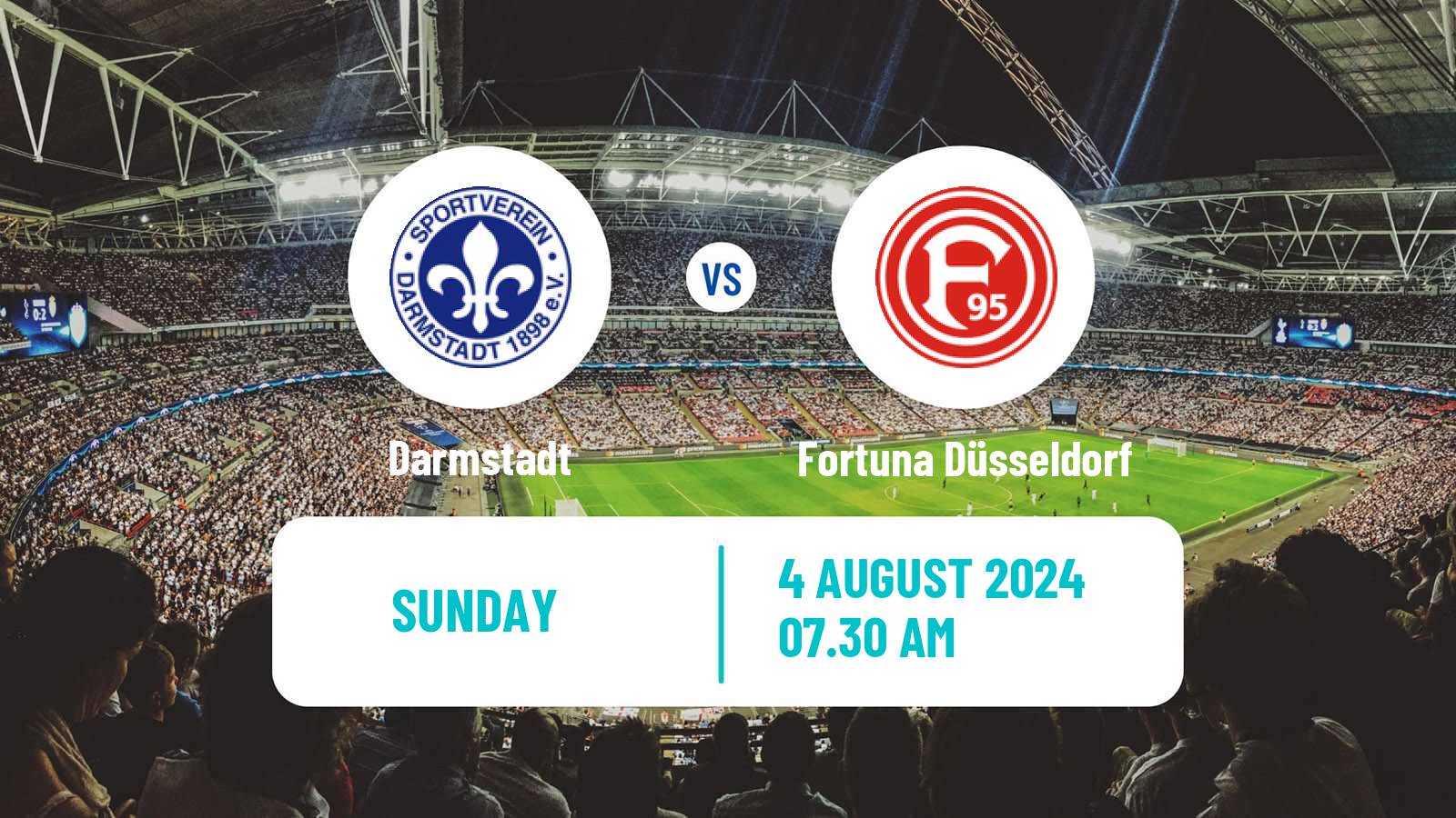 Soccer German 2 Bundesliga Darmstadt - Fortuna Düsseldorf