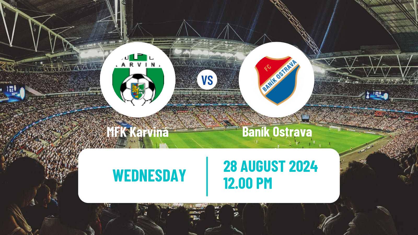 Soccer Czech 1 Liga Karviná - Baník Ostrava