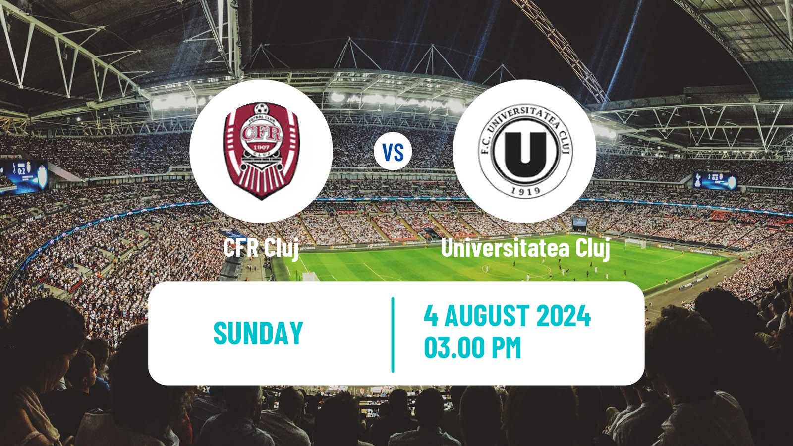 Soccer Romanian Liga 1 CFR Cluj - Universitatea Cluj