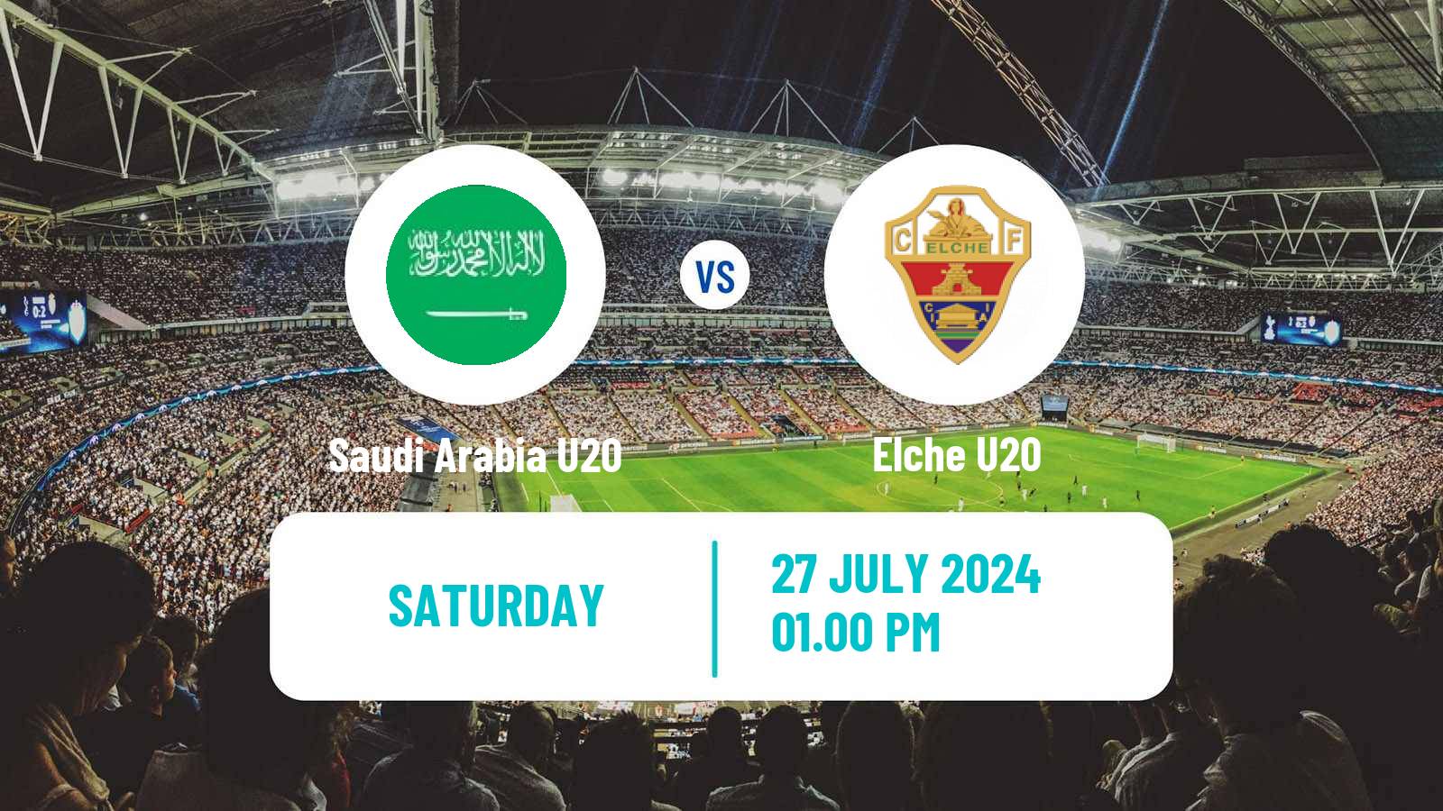 Soccer COTIF Tournament Saudi Arabia U20 - Elche U20