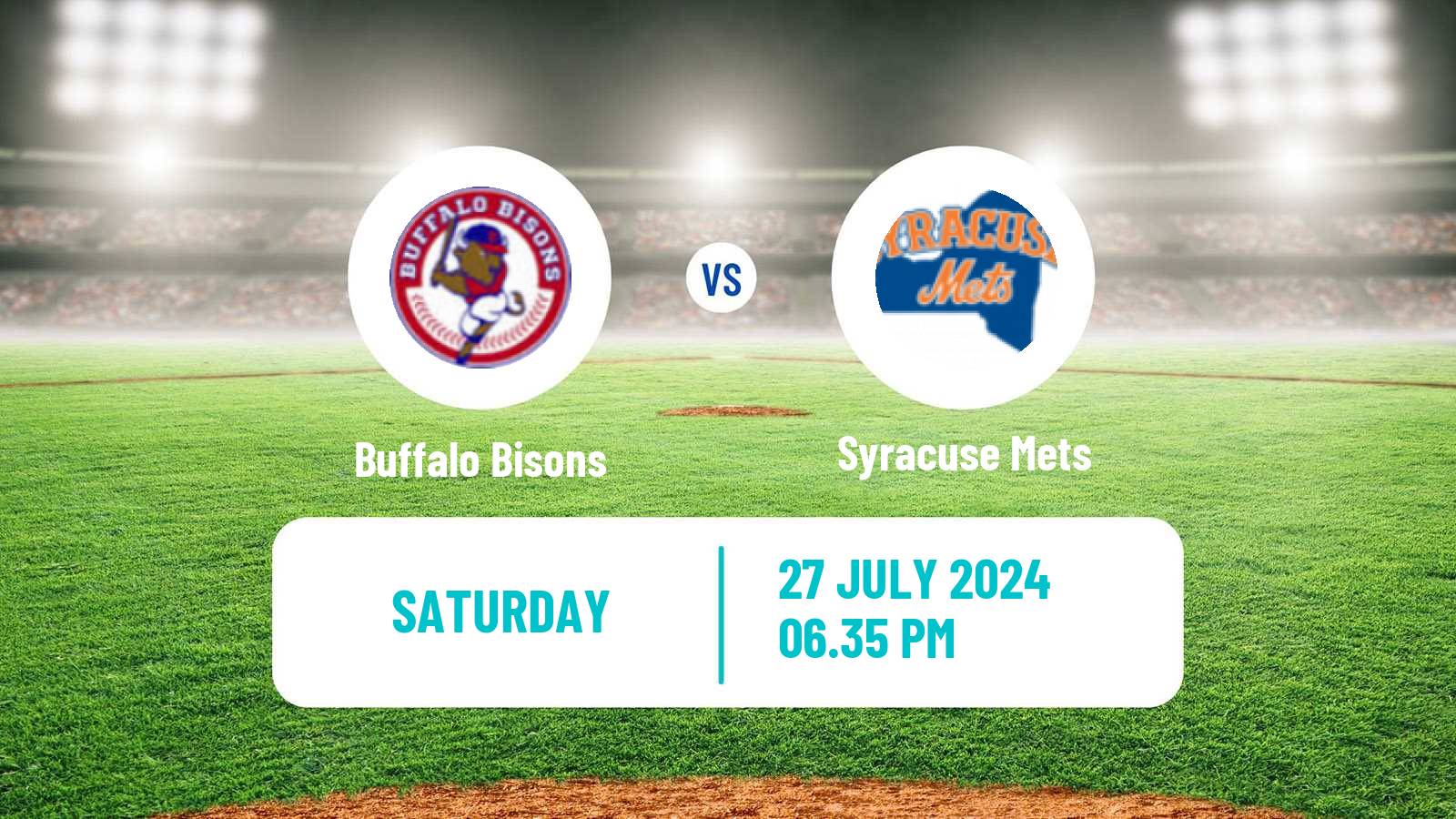 Baseball IL Buffalo Bisons - Syracuse Mets