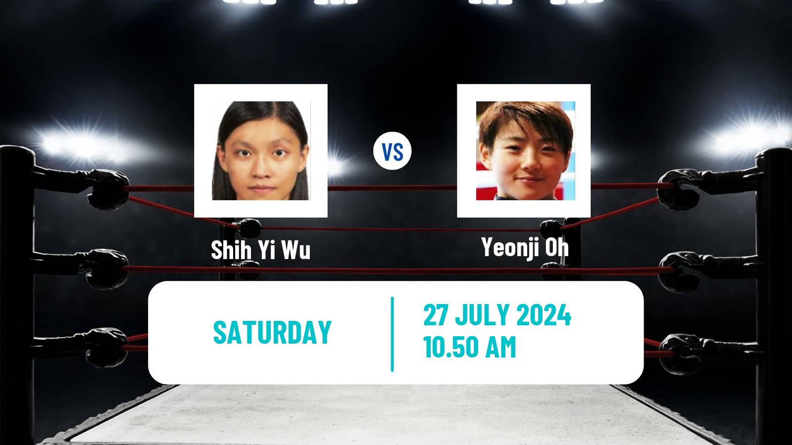 Boxing Lightweight Olympic Games Women Shih Yi Wu - Yeonji Oh