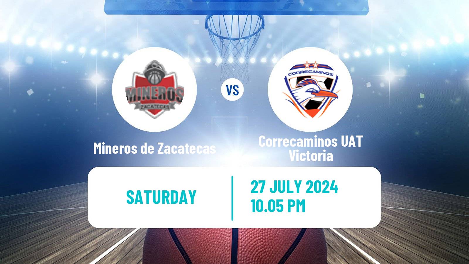 Basketball Mexican LNBP Mineros de Zacatecas - Correcaminos UAT Victoria