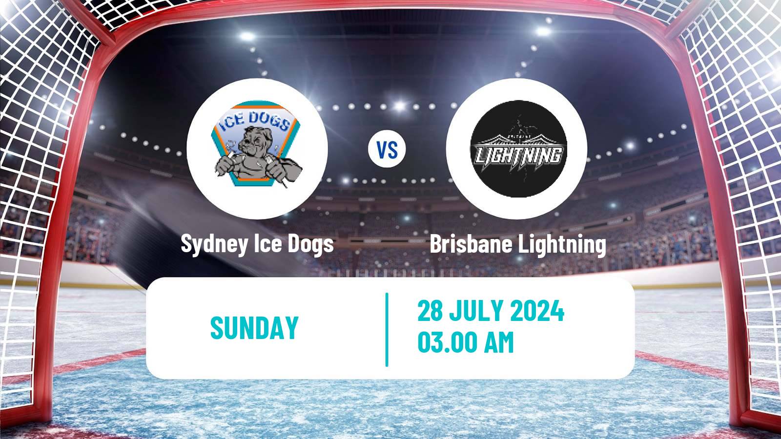 Hockey Australian Ice Hockey League Sydney Ice Dogs - Brisbane Lightning