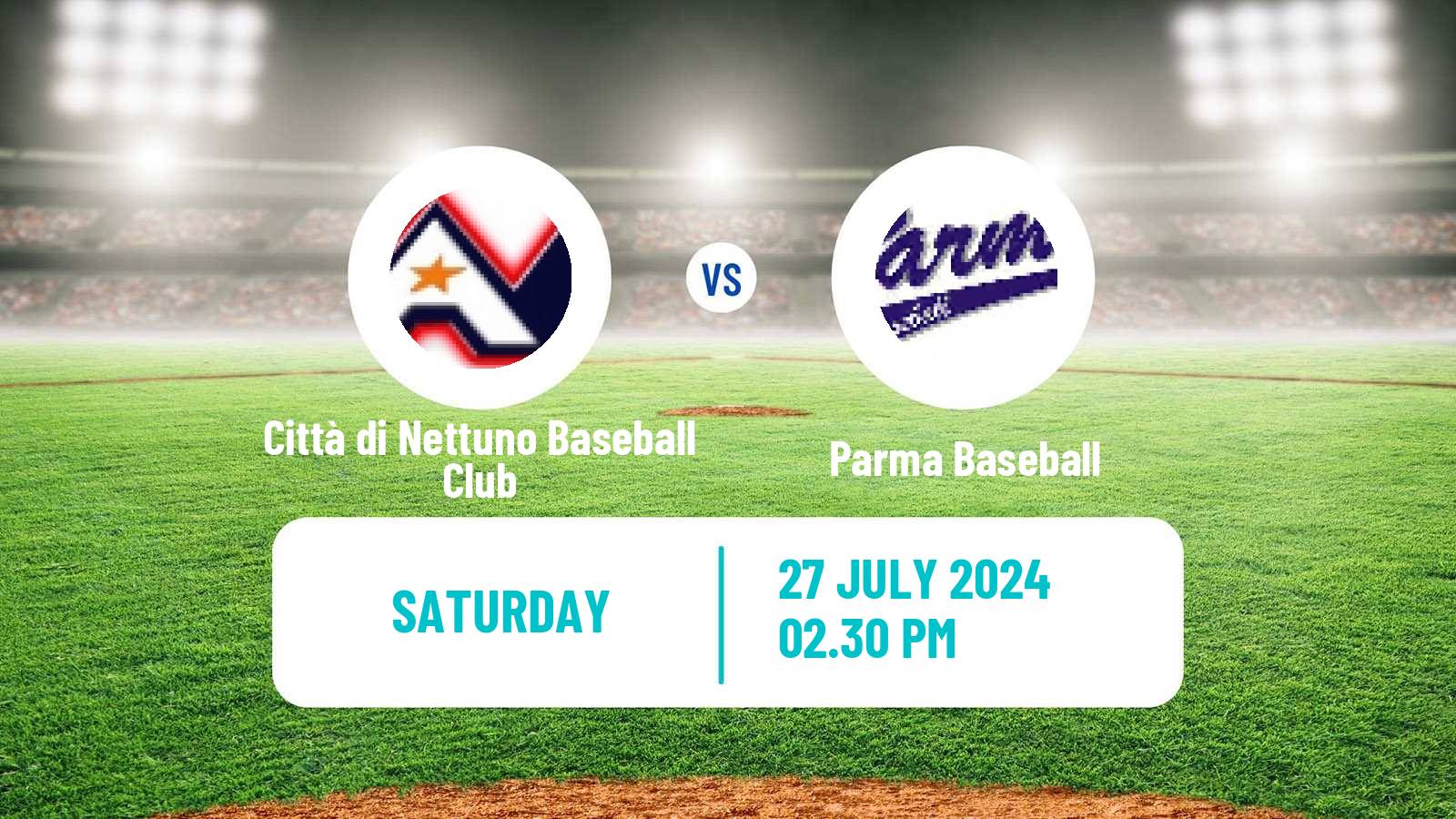 Baseball Italian Serie A1 Baseball Città di Nettuno Baseball Club - Parma Baseball