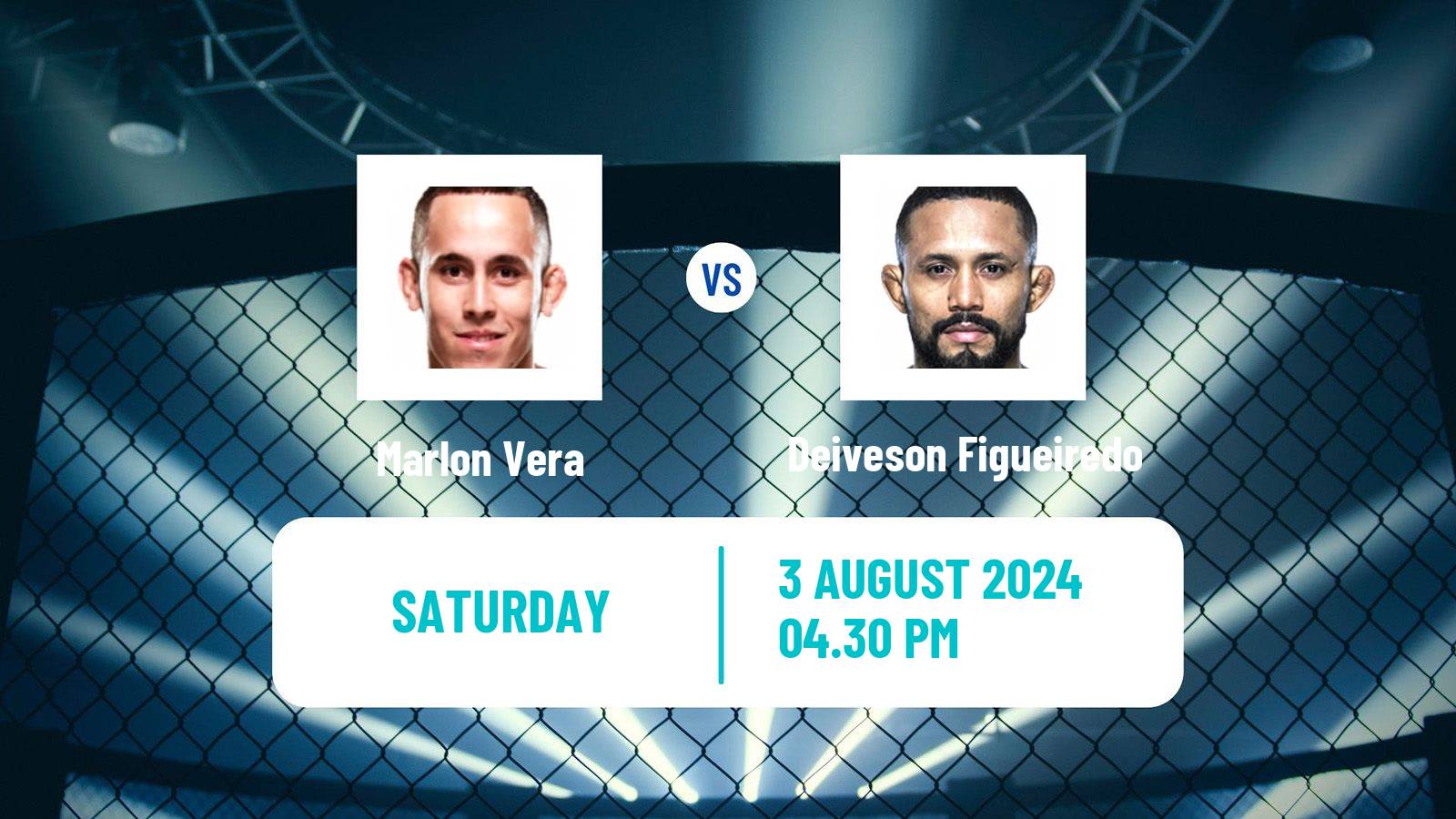 MMA Bantamweight UFC Men Marlon Vera - Deiveson Figueiredo