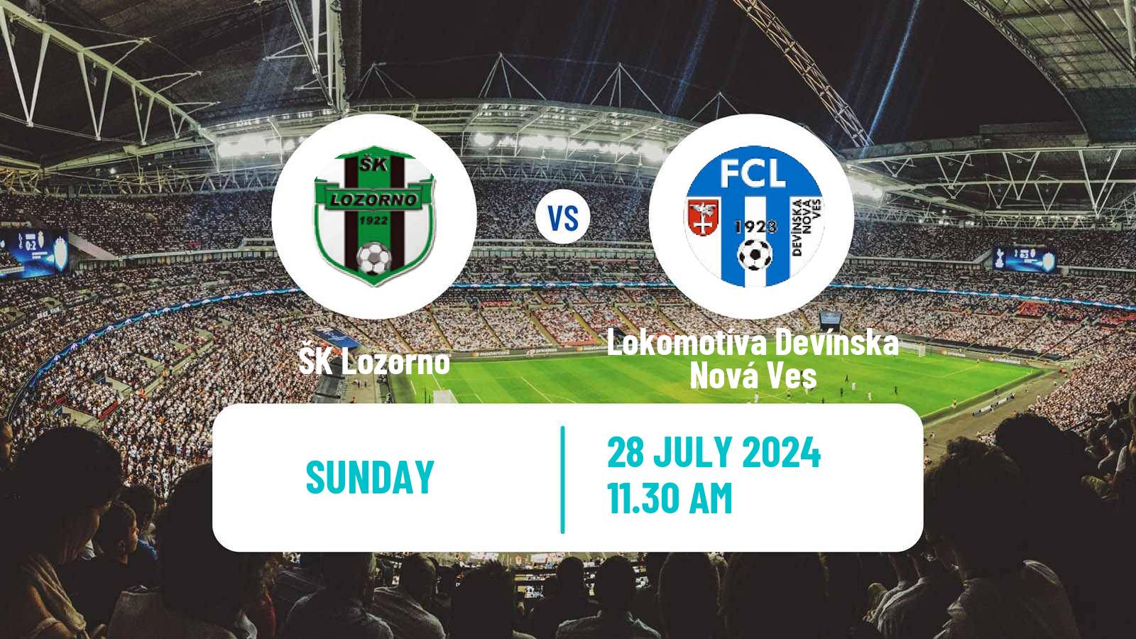 Soccer Slovak Cup Lozorno - Lokomotíva Devínska Nová Ves