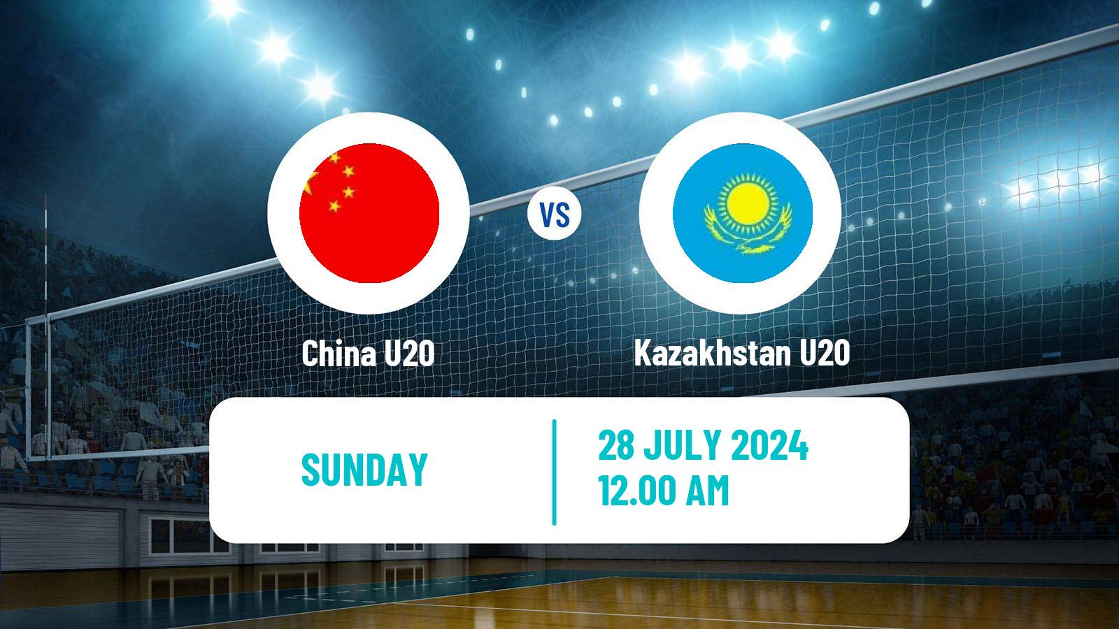 Volleyball Asian Championship U20 Volleyball China U20 - Kazakhstan U20