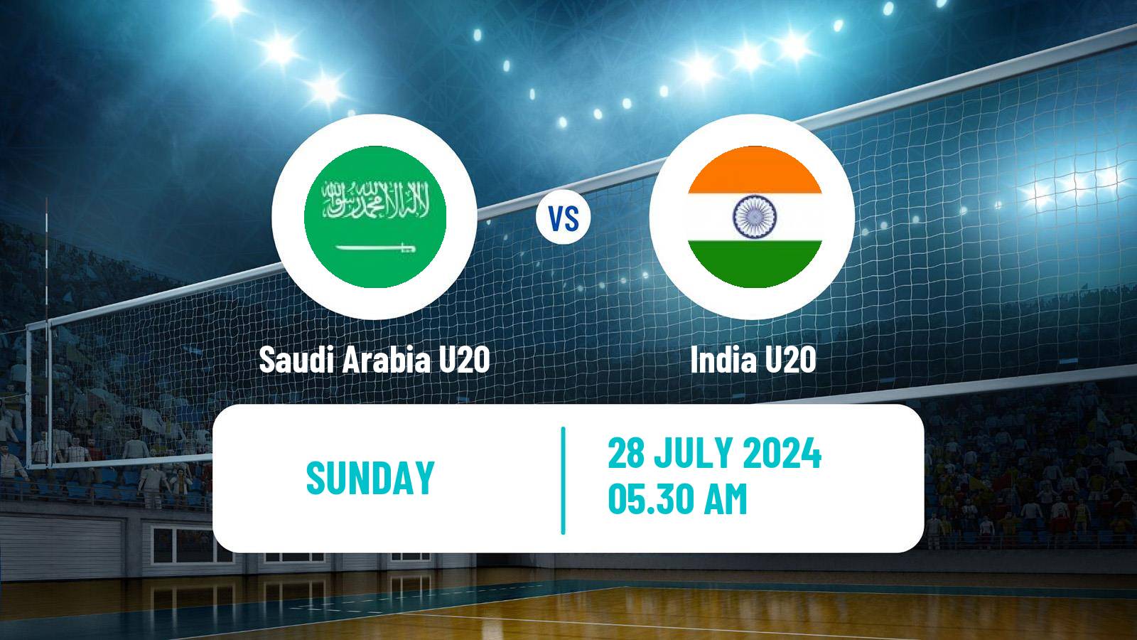 Volleyball Asian Championship U20 Volleyball Saudi Arabia U20 - India U20