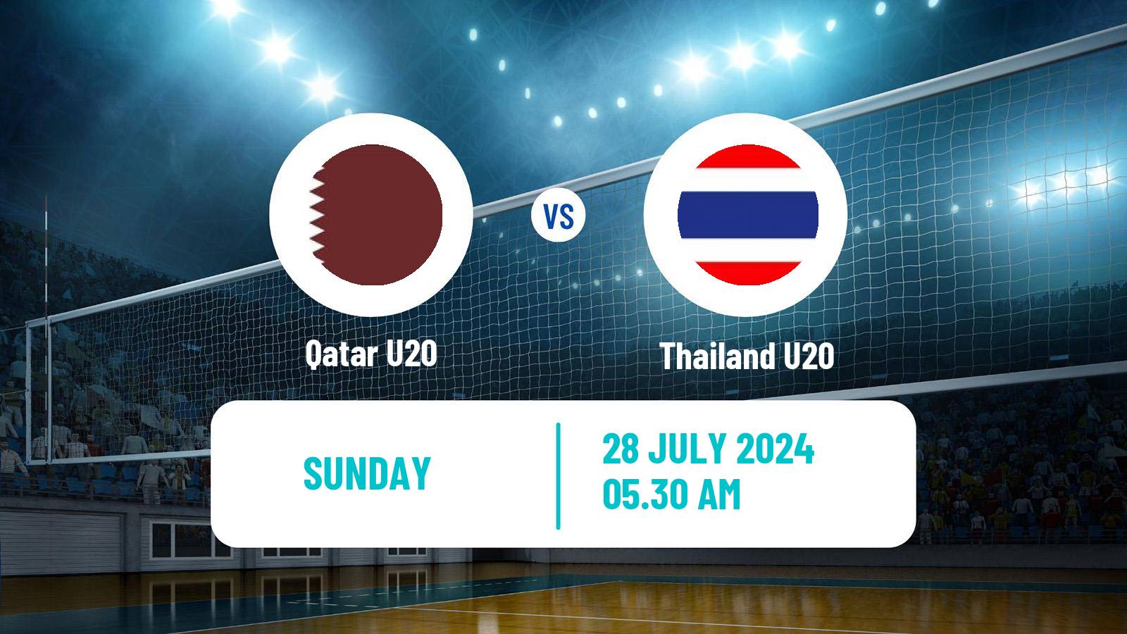 Volleyball Asian Championship U20 Volleyball Qatar U20 - Thailand U20