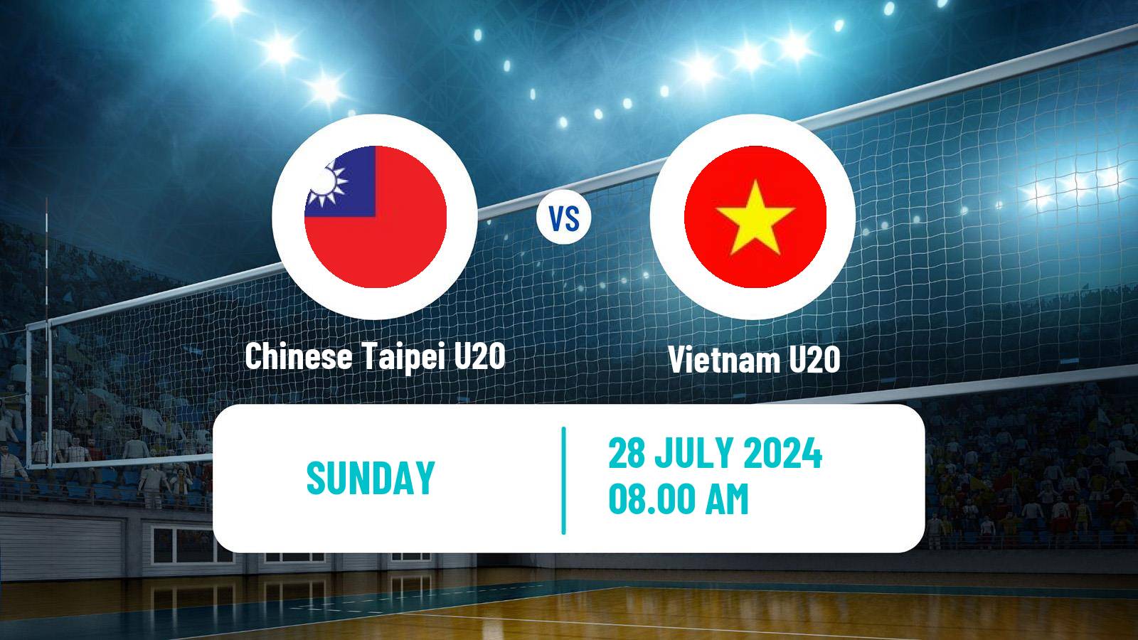 Volleyball Asian Championship U20 Volleyball Chinese Taipei U20 - Vietnam U20