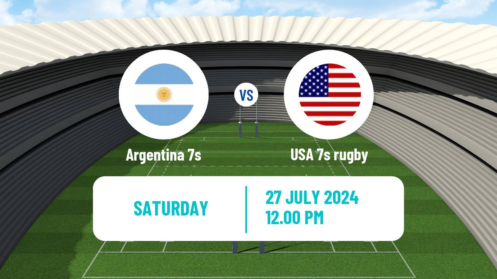 Rugby union Olympic Games 7s Rugby Argentina 7s - USA 7s