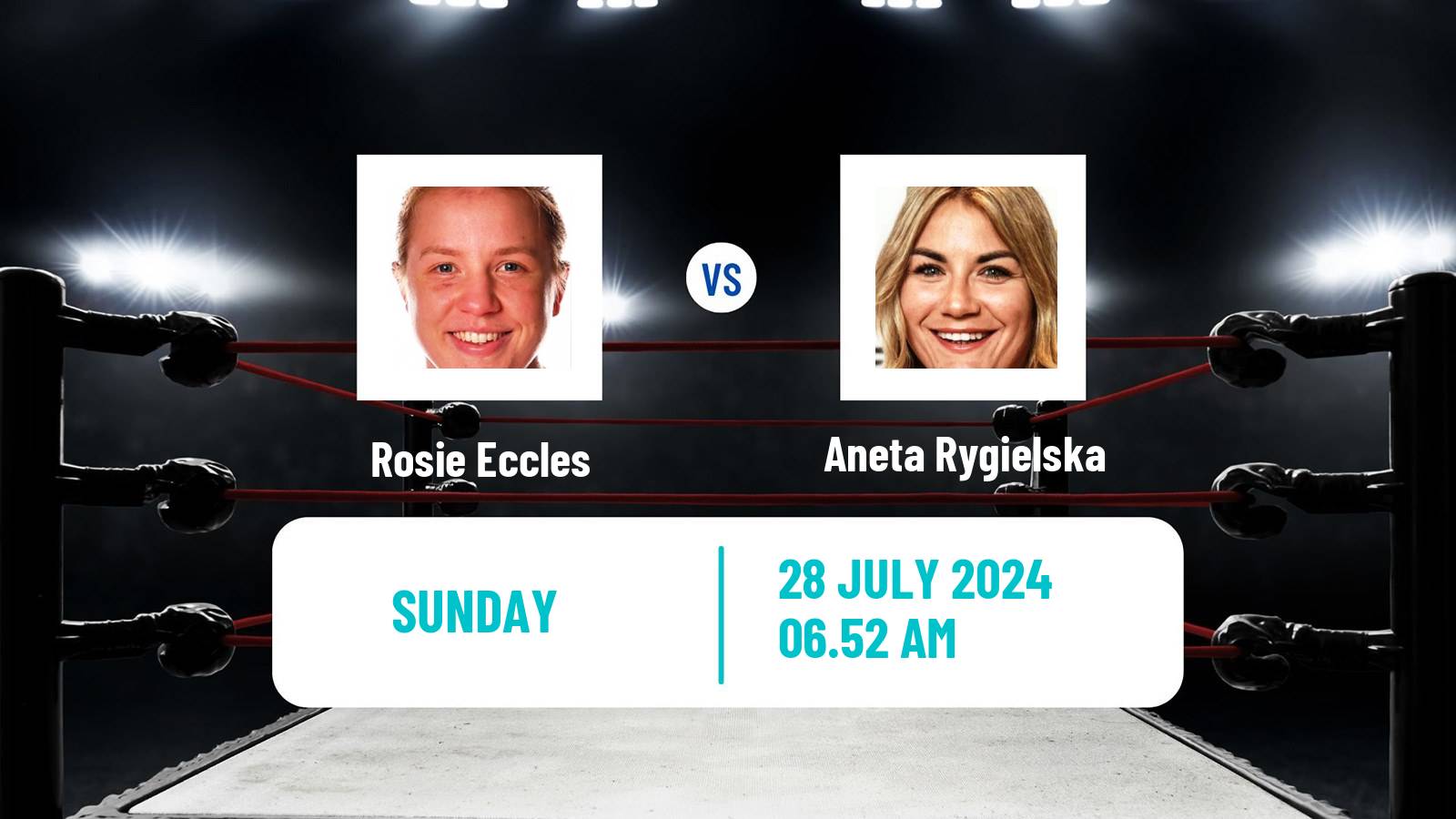 Boxing Welterweight Olympic Games Women Rosie Eccles - Aneta Rygielska