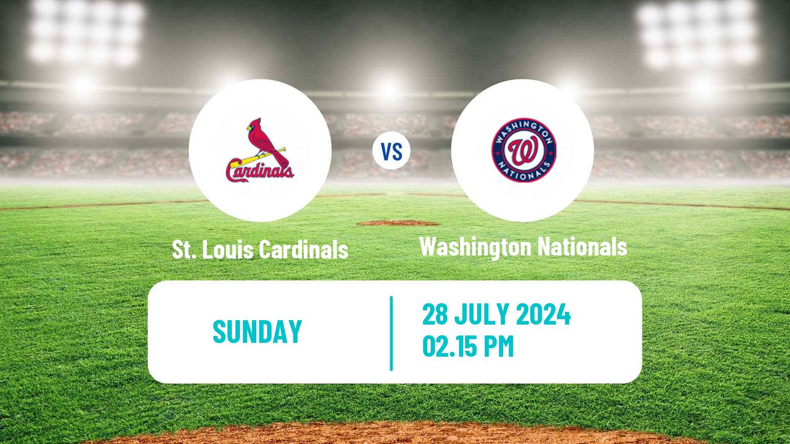 Baseball MLB St. Louis Cardinals - Washington Nationals