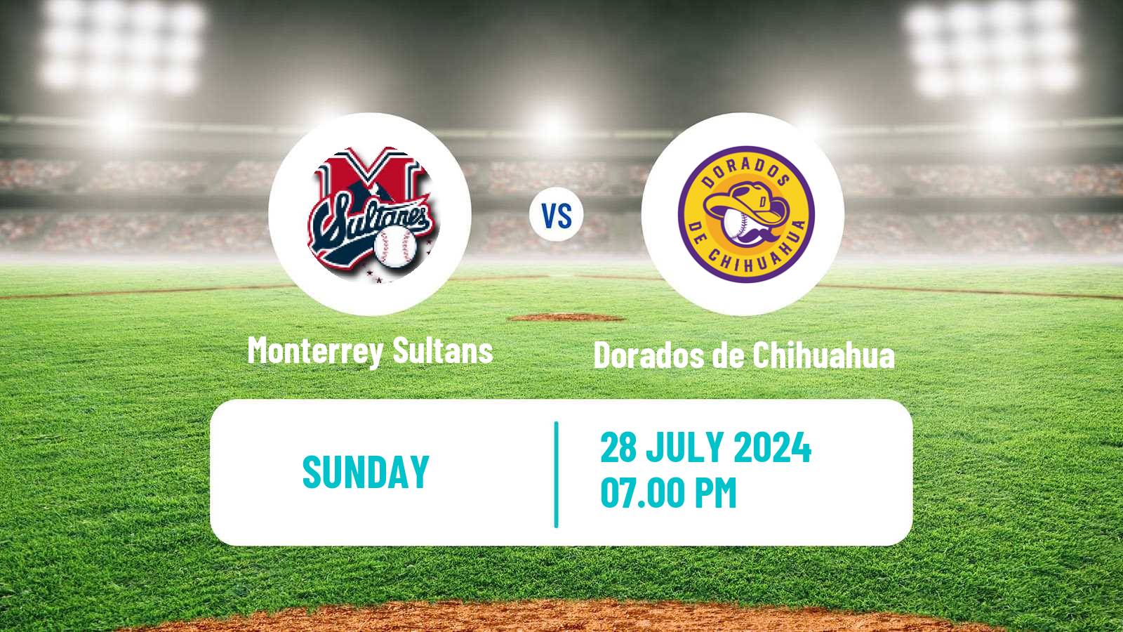 Baseball LMB Monterrey Sultans - Dorados de Chihuahua