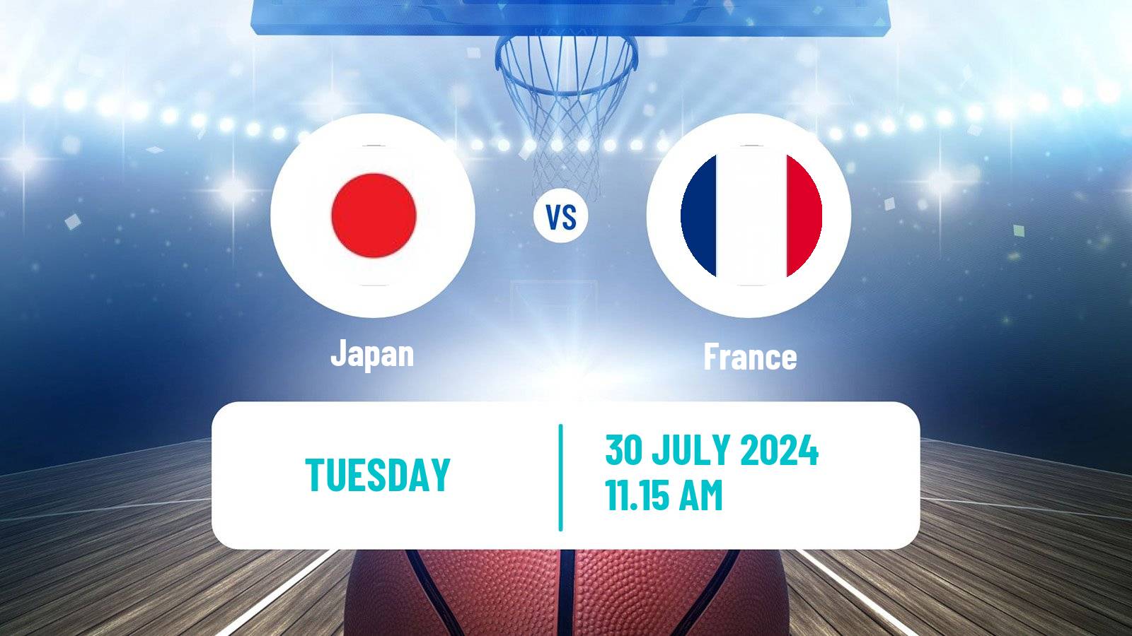 Basketball Olympic Games - Basketball Japan - France