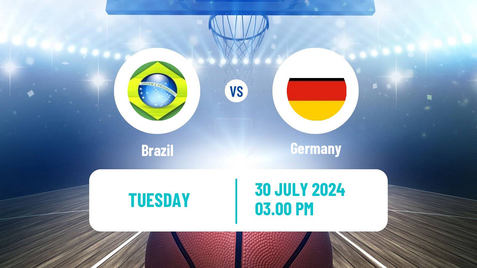 Basketball Olympic Games - Basketball Brazil - Germany