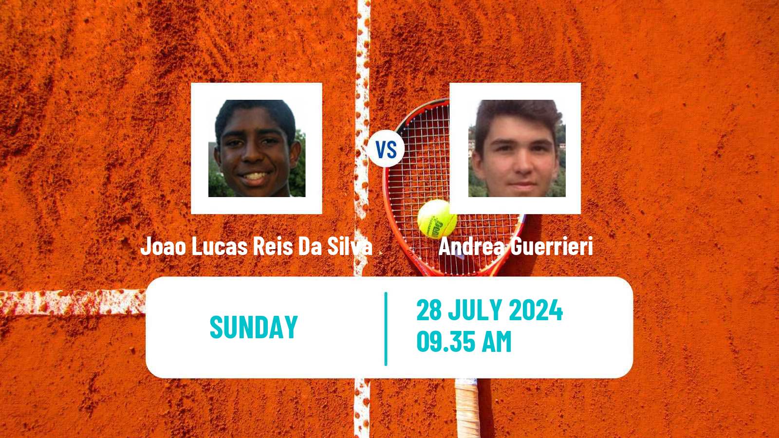 Tennis San Marino Challenger Men Joao Lucas Reis Da Silva - Andrea Guerrieri