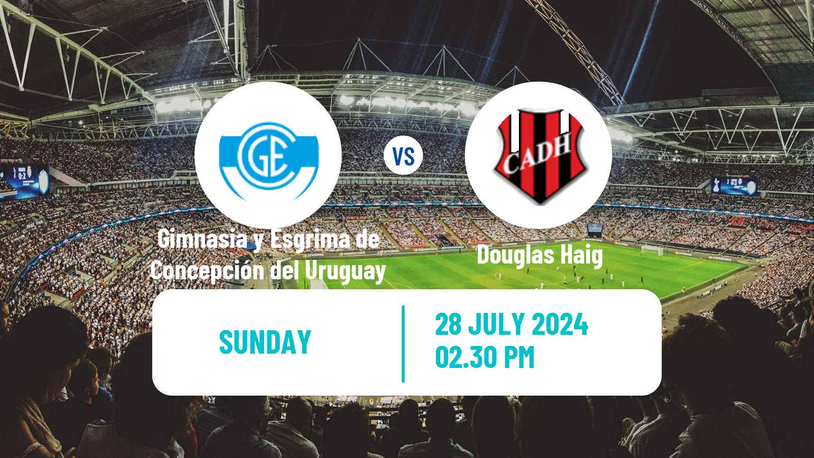 Soccer Argentinian Torneo Federal Gimnasia y Esgrima de Concepción del Uruguay - Douglas Haig