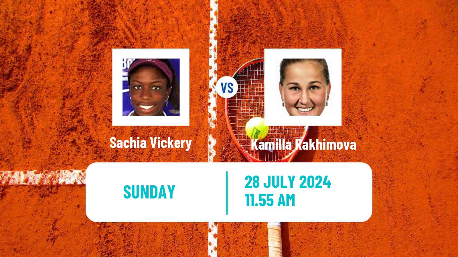 Tennis WTA Washington Sachia Vickery - Kamilla Rakhimova