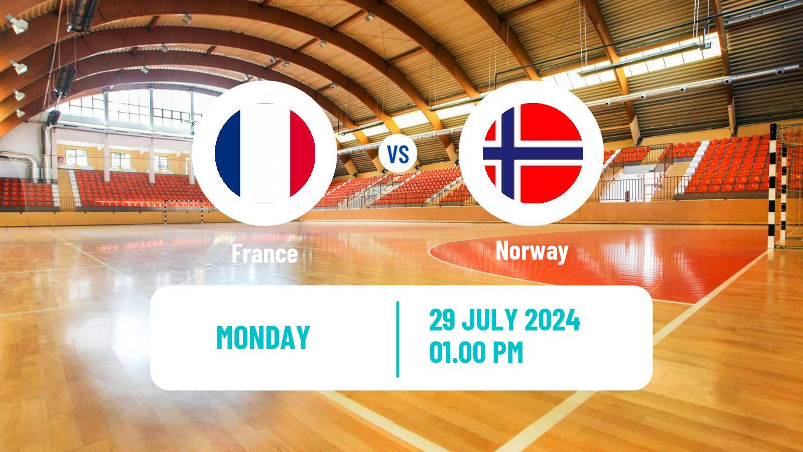 Handball Olympic Games - Handball France - Norway