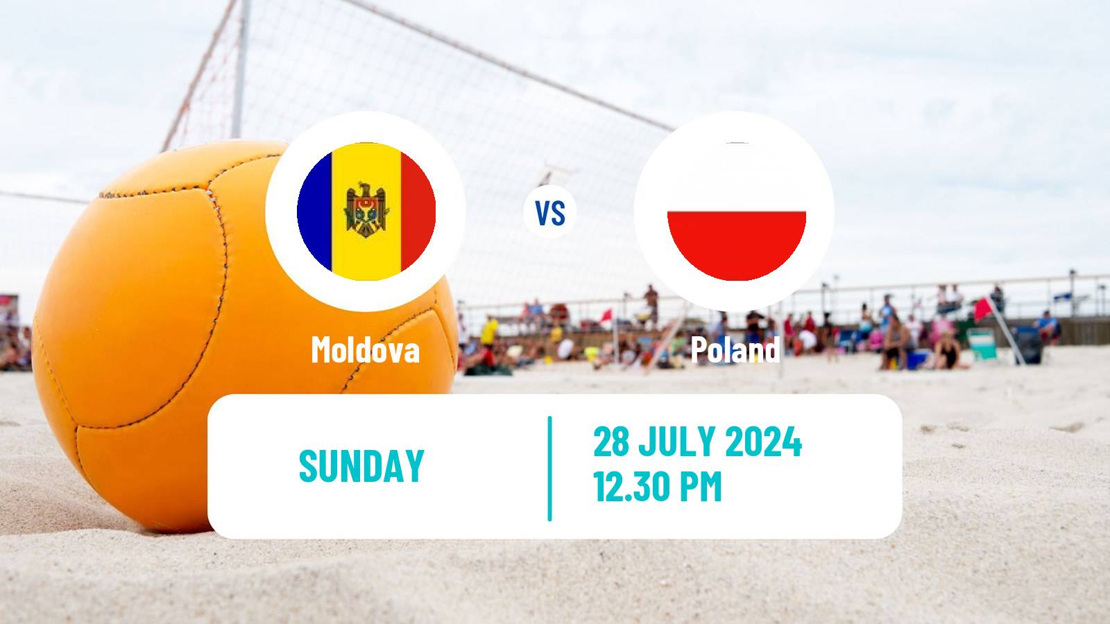 Beach soccer EBSL Chisinau Moldova - Poland