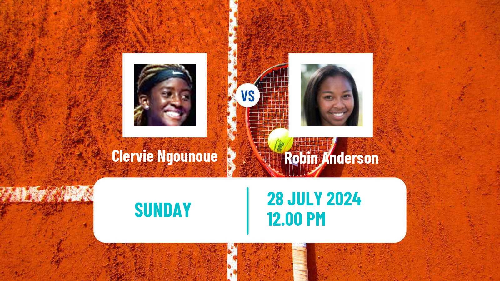 Tennis ITF W50 Dallas Tx Women Clervie Ngounoue - Robin Anderson