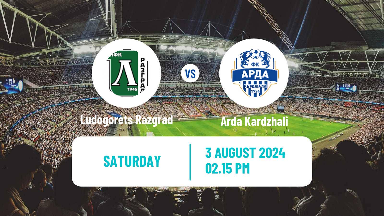 Soccer Bulgarian Parva Liga Ludogorets Razgrad - Arda Kardzhali