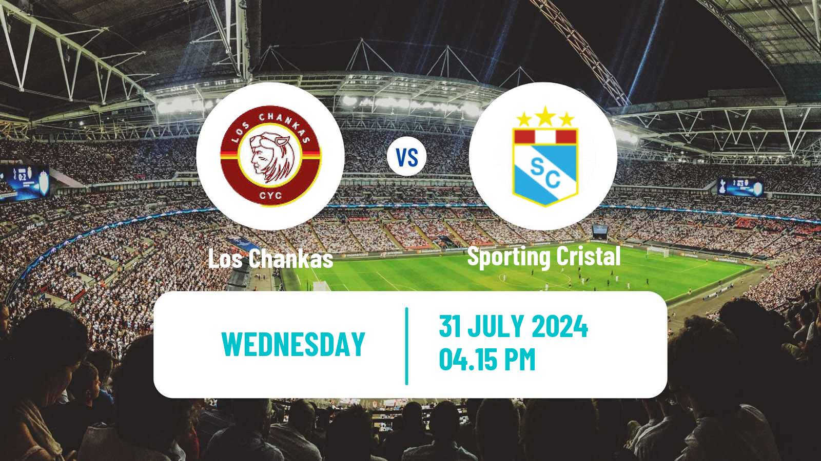 Soccer Peruvian Liga 1 Los Chankas - Sporting Cristal