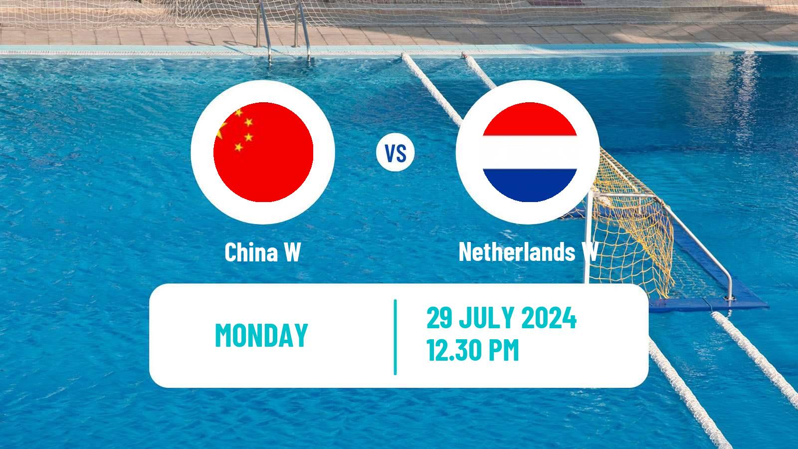 Water polo Olympic Games - Water polo Women China W - Netherlands W