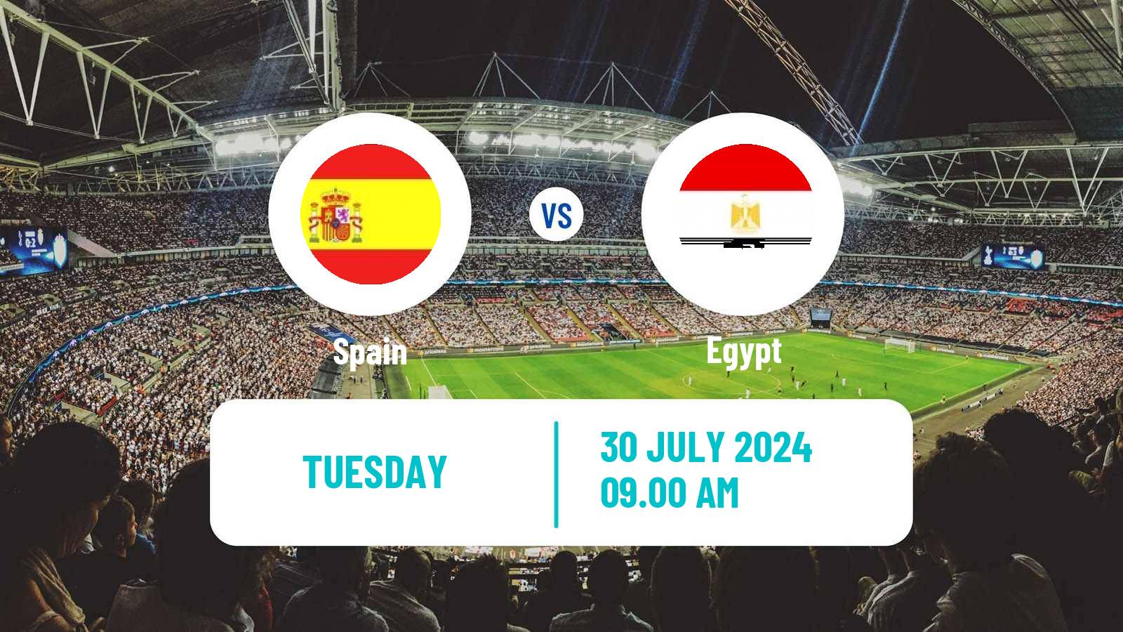 Soccer Olympic Games - Football Spain - Egypt