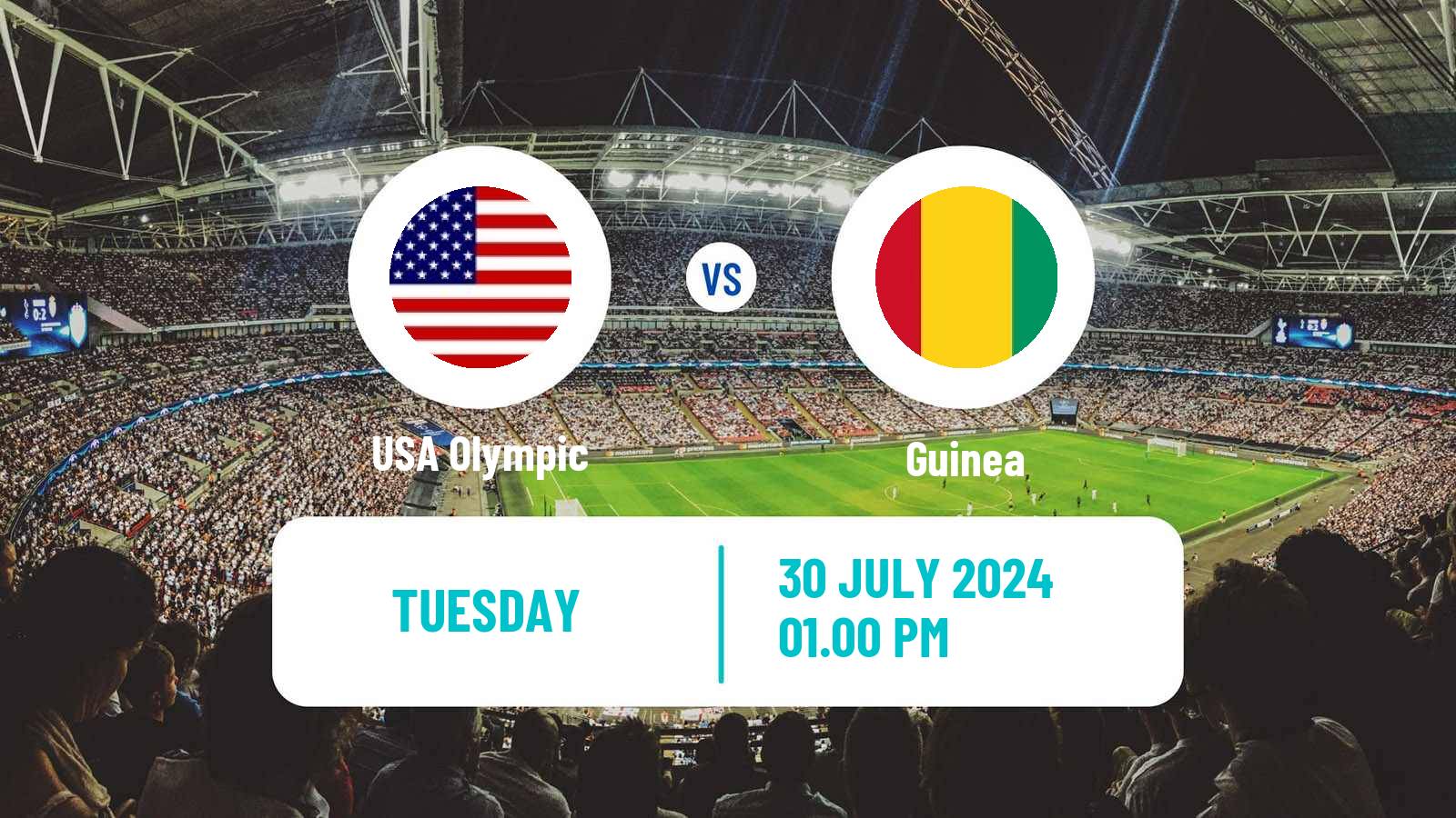 Soccer Olympic Games - Football USA - Guinea