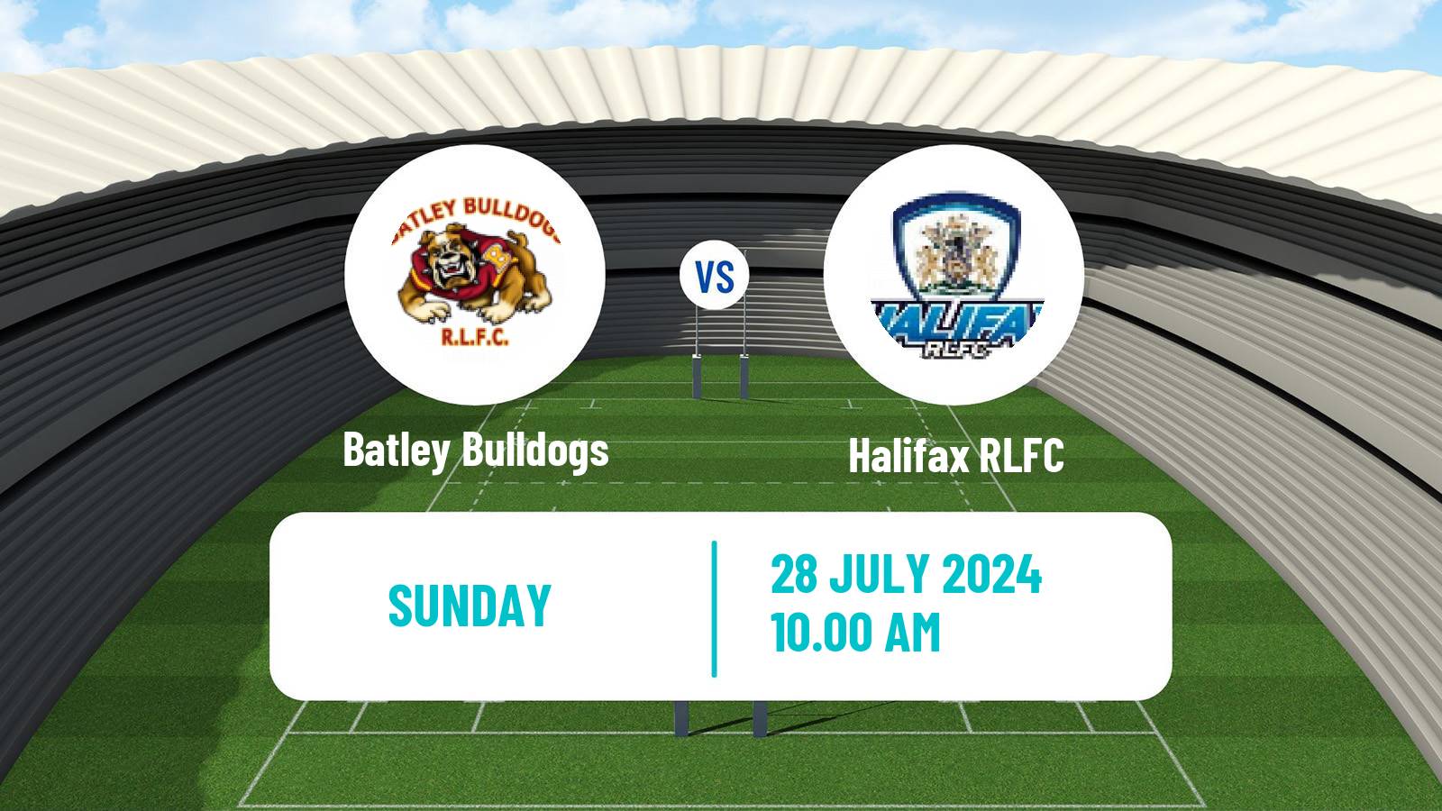 Rugby league English Championship Rugby League Batley Bulldogs - Halifax