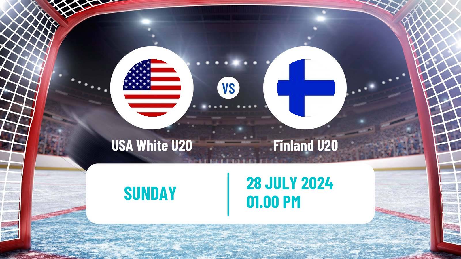 Hockey Friendly International Ice Hockey USA White U20 - Finland U20