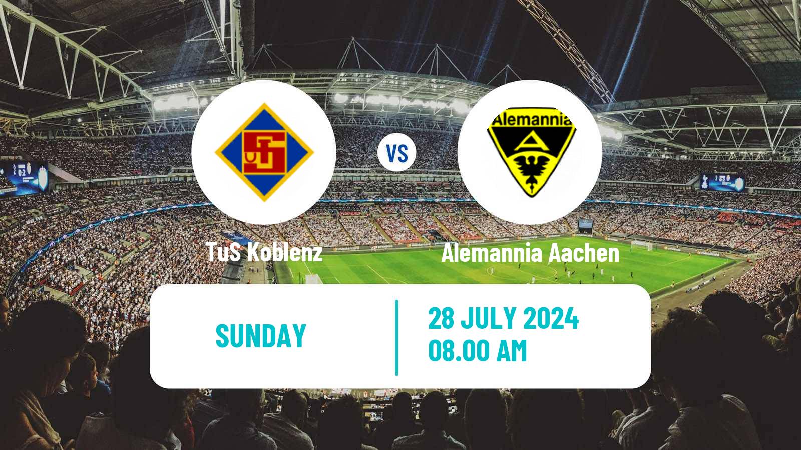 Soccer Club Friendly TuS Koblenz - Alemannia Aachen