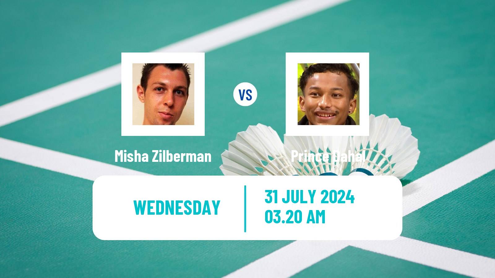 Badminton BWF Olympic Games Men Misha Zilberman - Prince Dahal