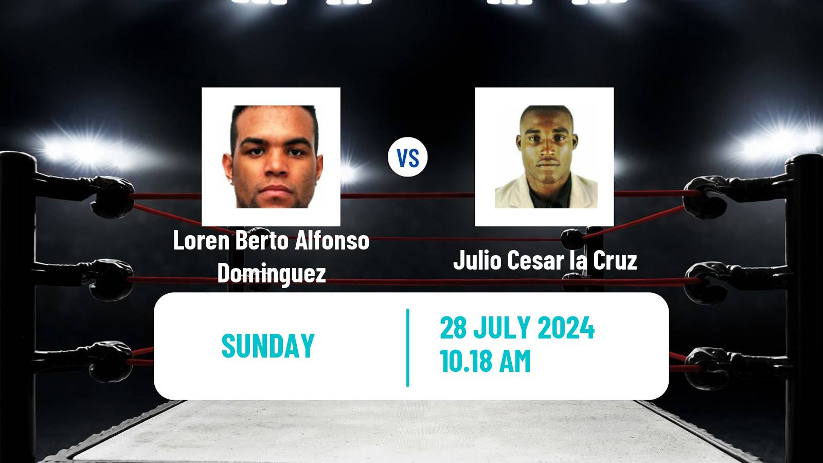 Boxing Heavyweight Olympic Games Men Loren Berto Alfonso Dominguez - Julio Cesar la Cruz